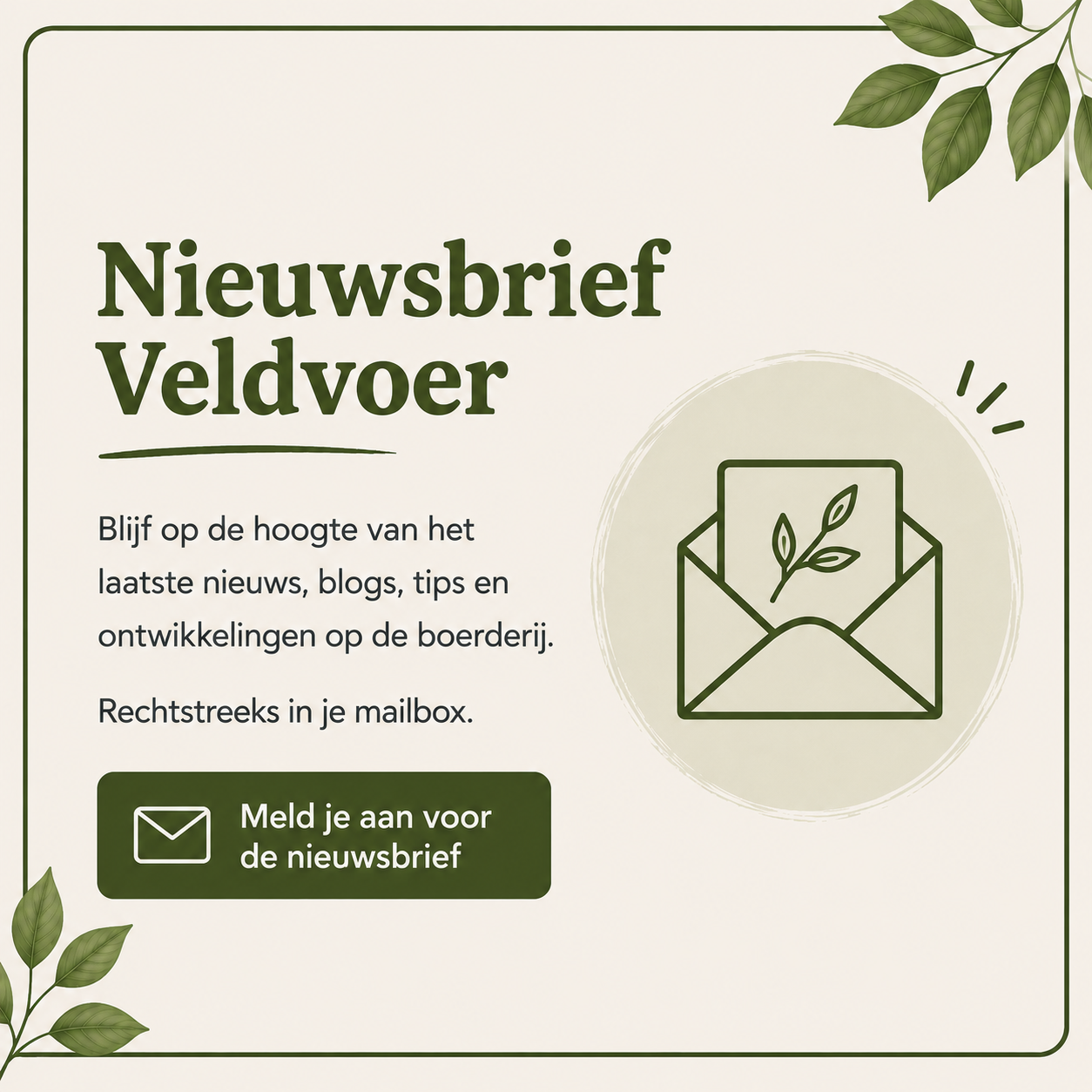 Nieuwsbrief Veldvoer