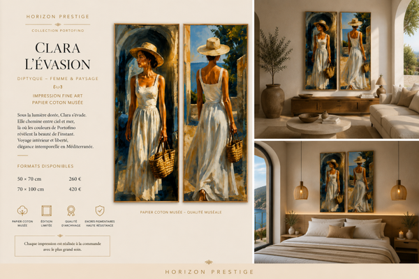 Clara – L'Évasion Fine Art 50 × 70 cm