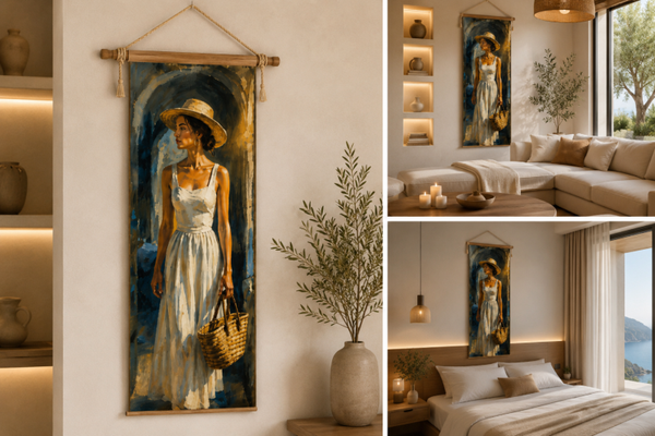 Clara – L'Évasion Impression textile Premium 60 × 180 cm