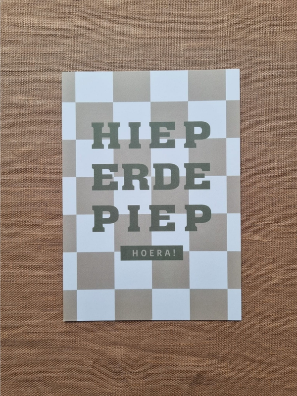 Kaart A6 - ‘Hieperdepiep Groen’