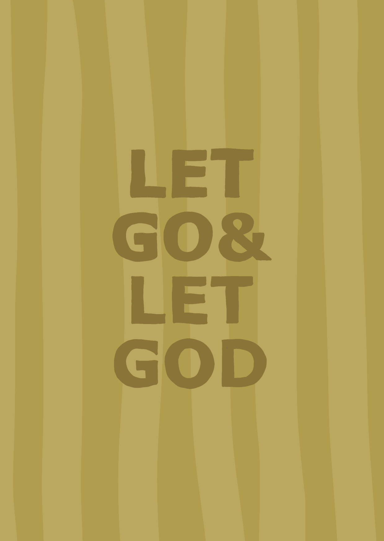 Kaart A6 - ‘Let Go’