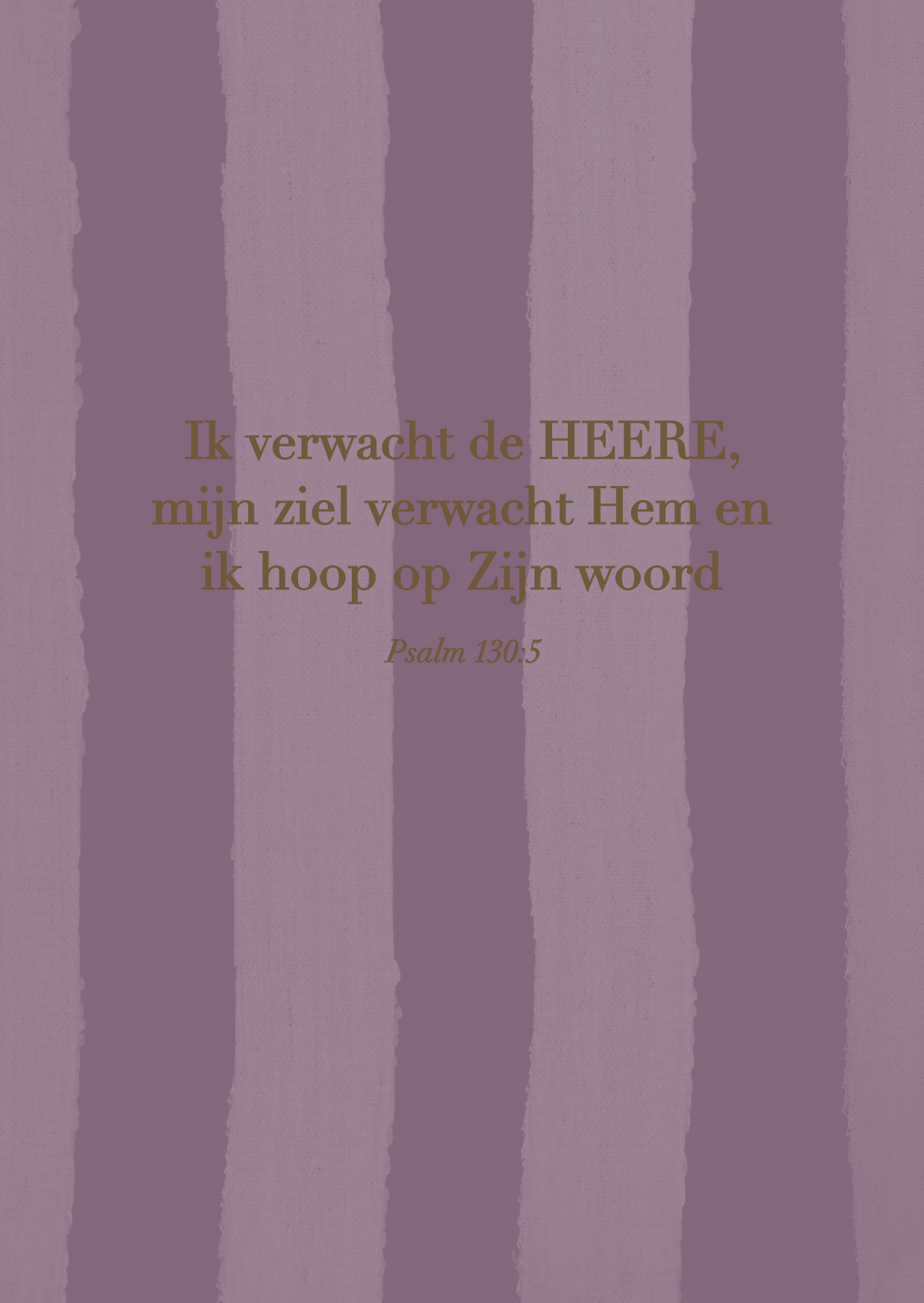 Kaart A6 - ‘Ik Verwacht De Heere’