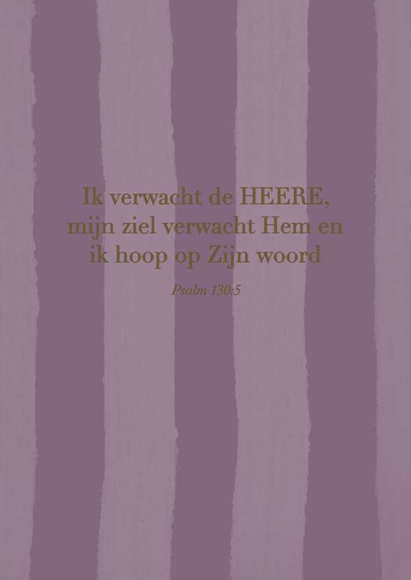 Kaart A6 - ‘Ik Verwacht De Heere’