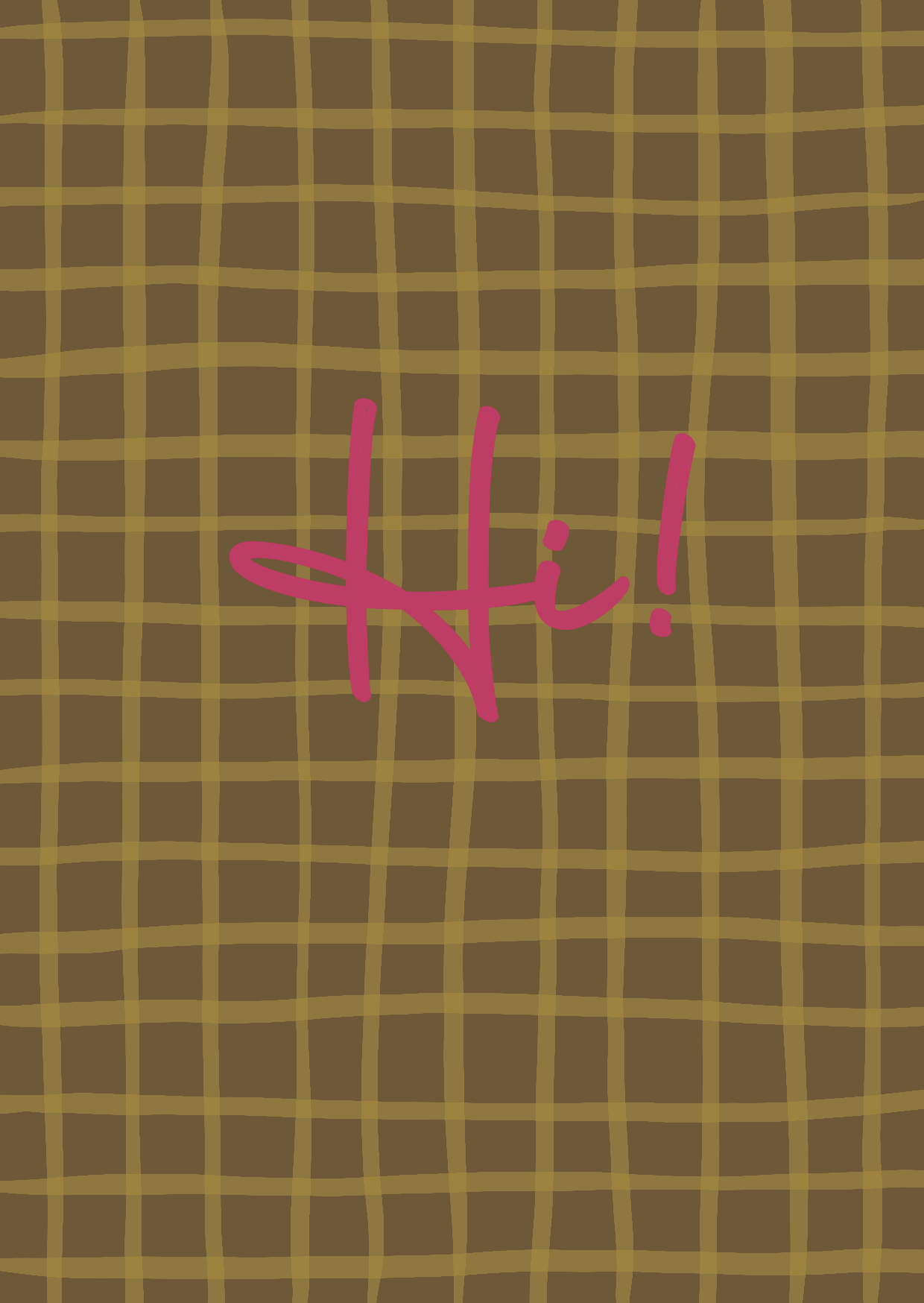 Kaart A6 - ‘Hi!’