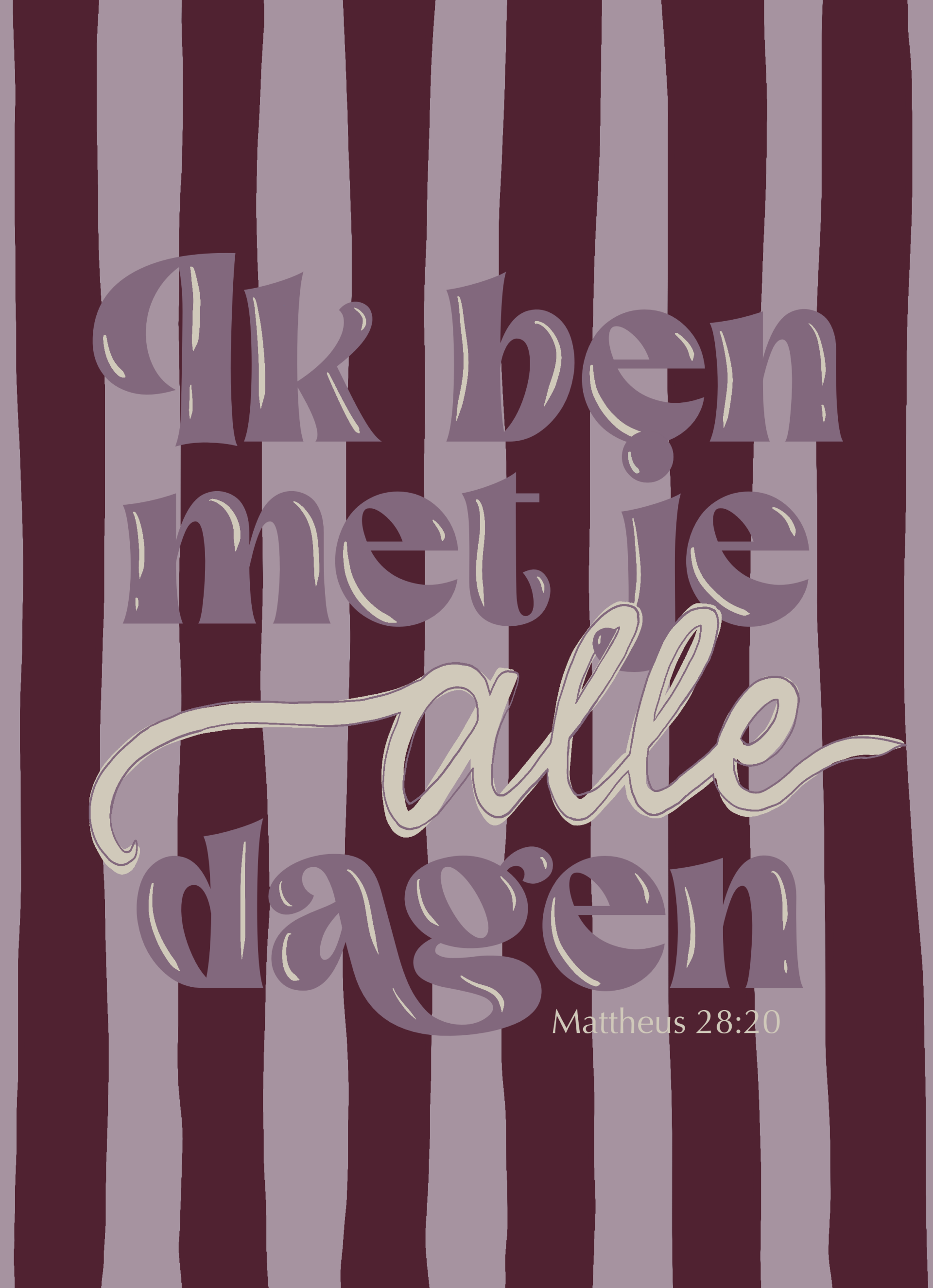 Kaart A6 - ‘Alle Dagen’