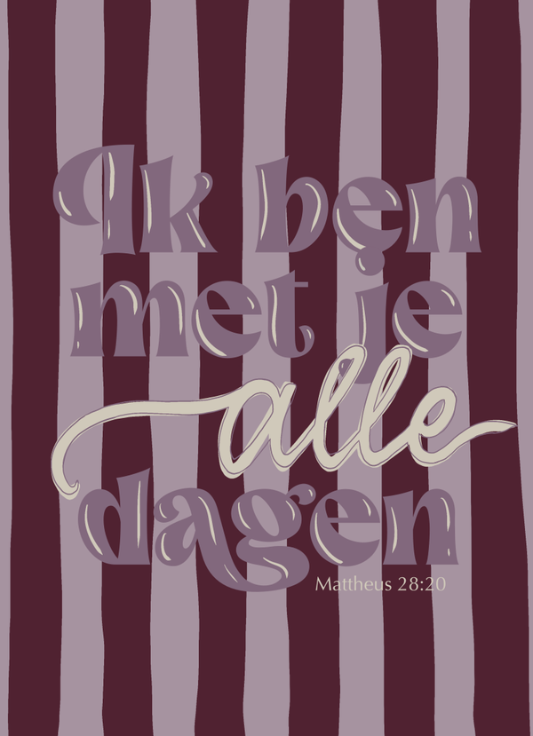 Kaart A6 - ‘Alle Dagen’