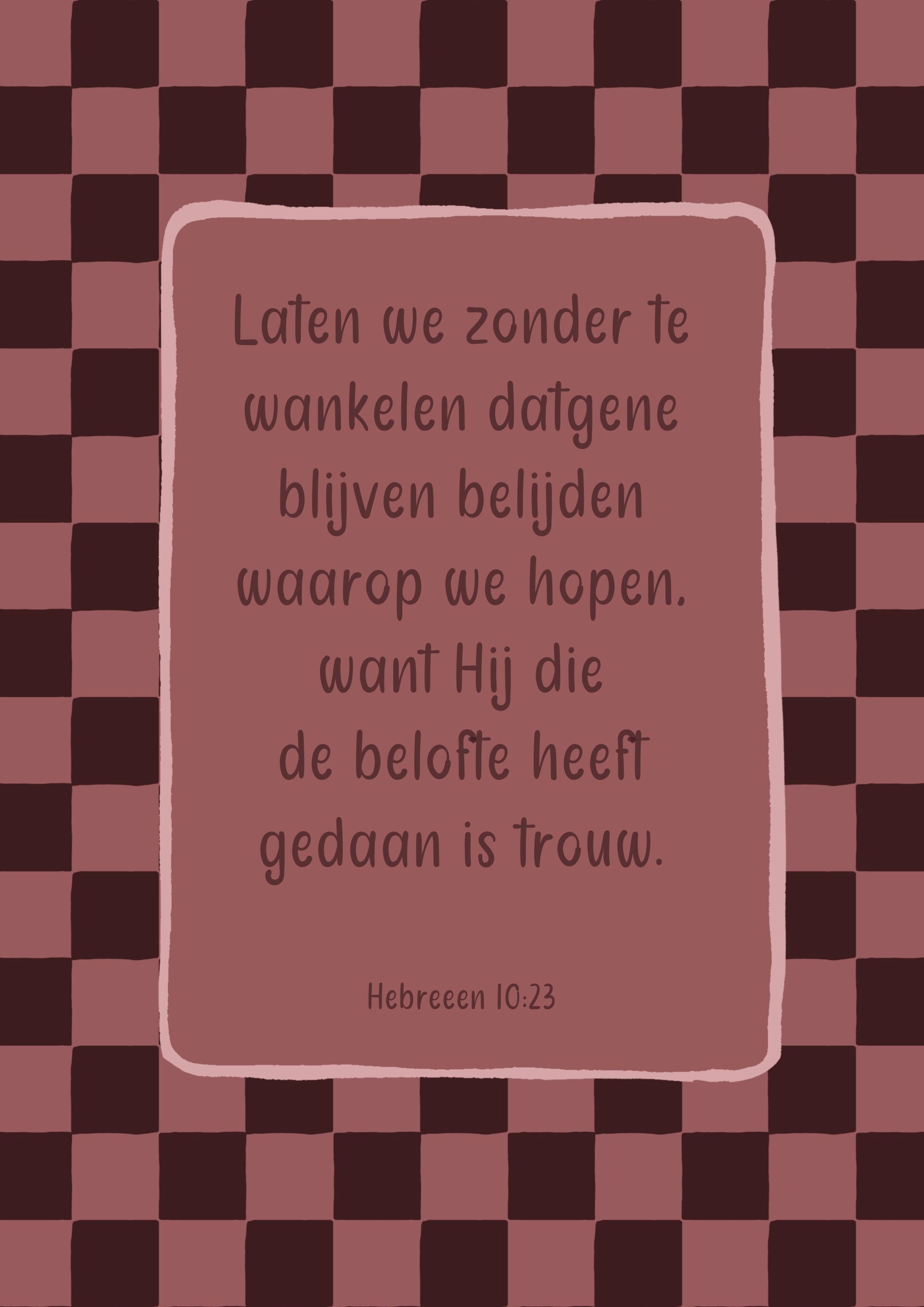 Kaart A6 - ‘Blijven Belijden’