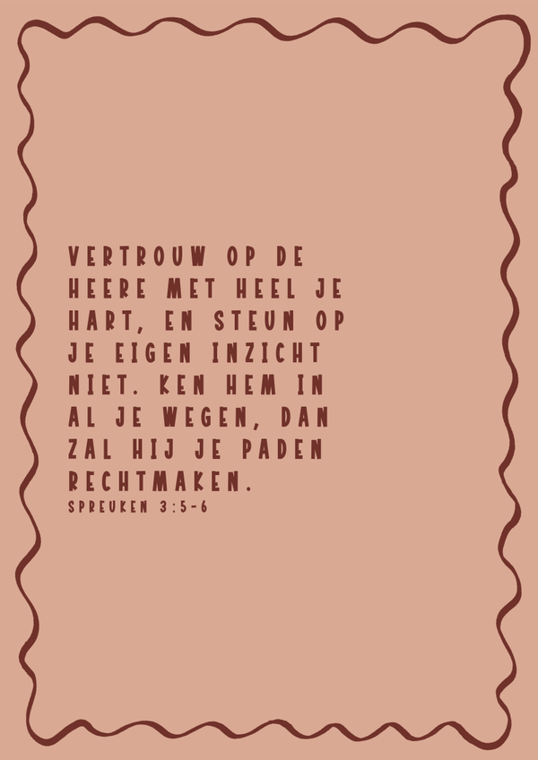 Kaart A6 - ‘Vertrouw Op De Heere’