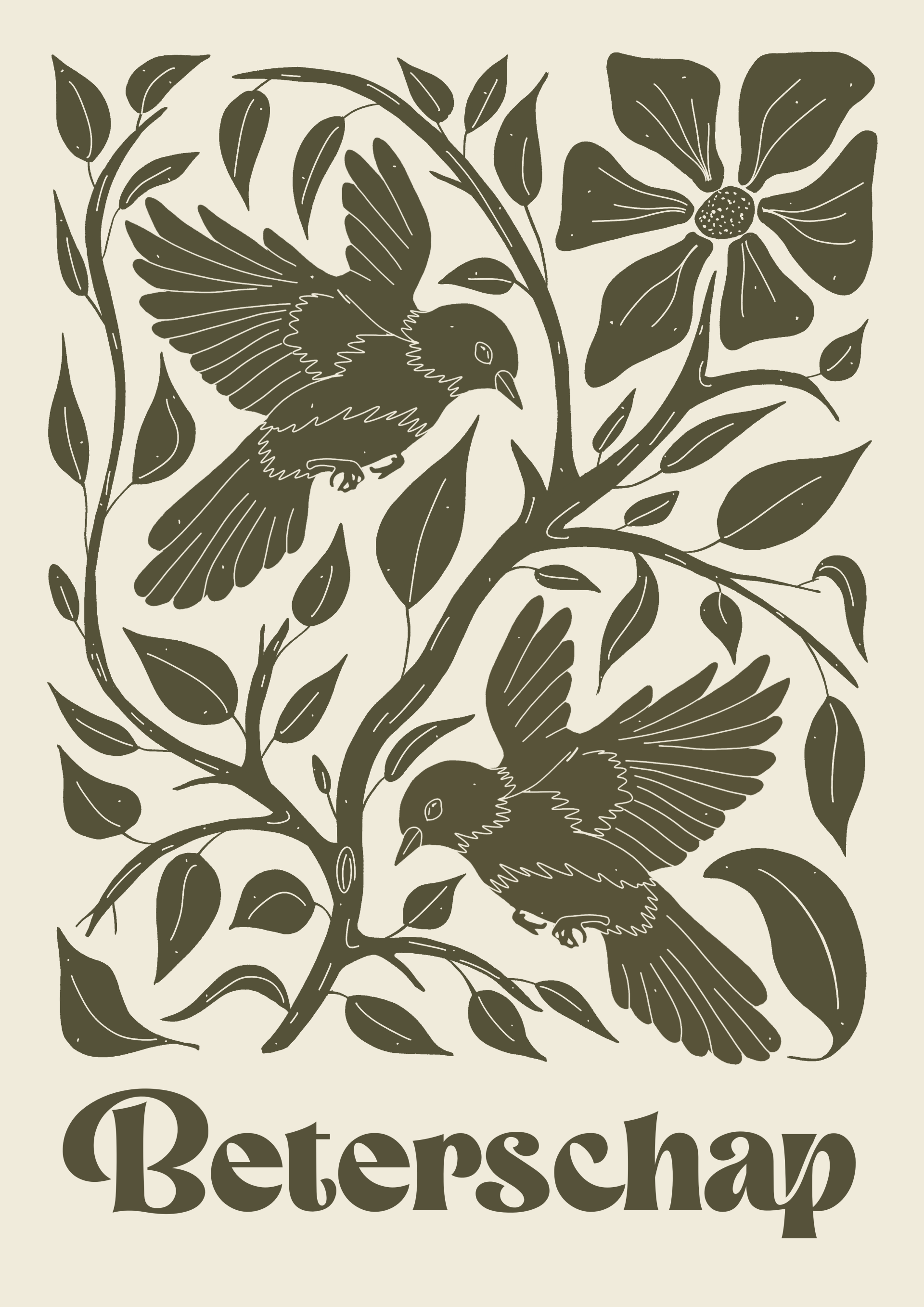 Kaart A6 - ‘Beterschap Vogel Groen’