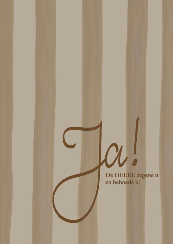 Kaart A6 - ‘Ja’