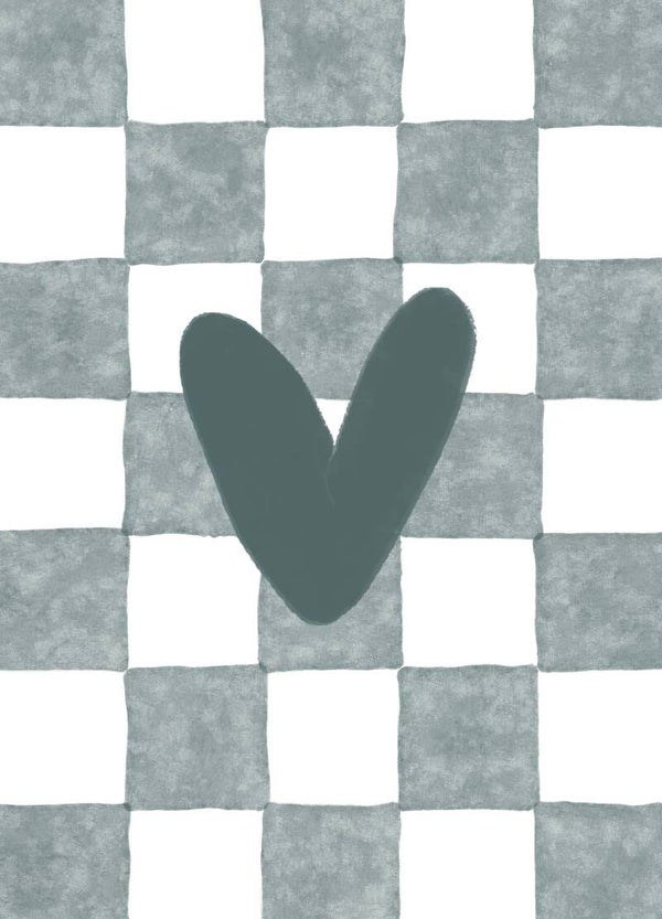 Kaart A6 - ‘Hartje blauw’