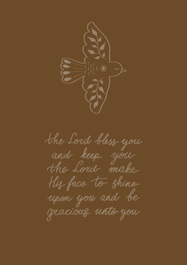 Poster A4 - ‘The Lord Bless You’