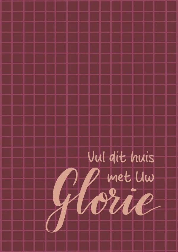 Poster A4 - ‘Glorie’