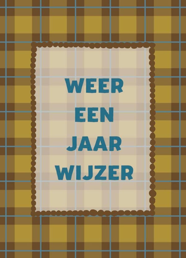 Kaart A6 - ‘Jaar Wijzer’