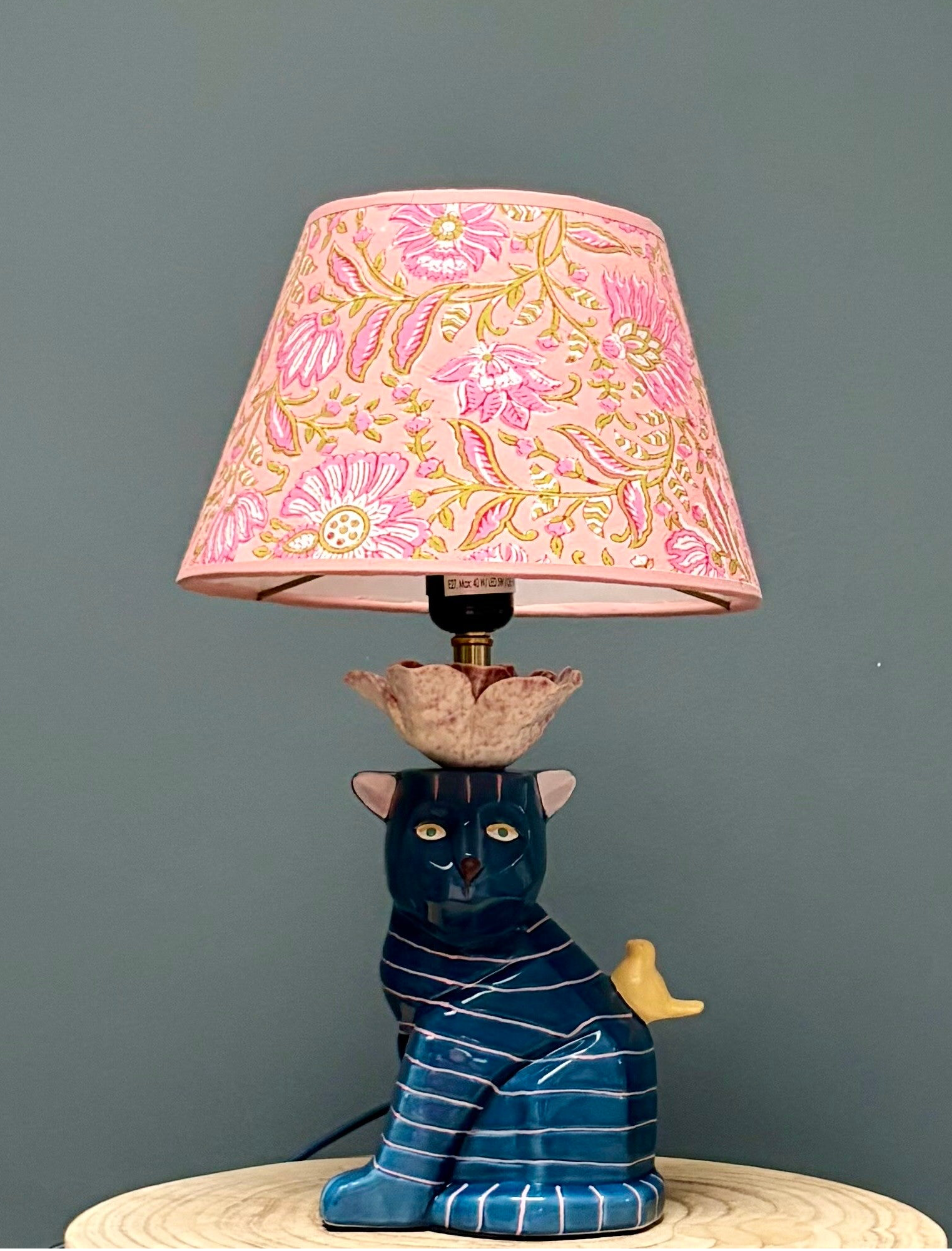 Lampenvoet Miss Kitty met lampenkap Bela