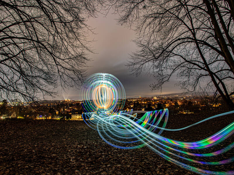 Frank Behr & Daniel HI Lightpainting
