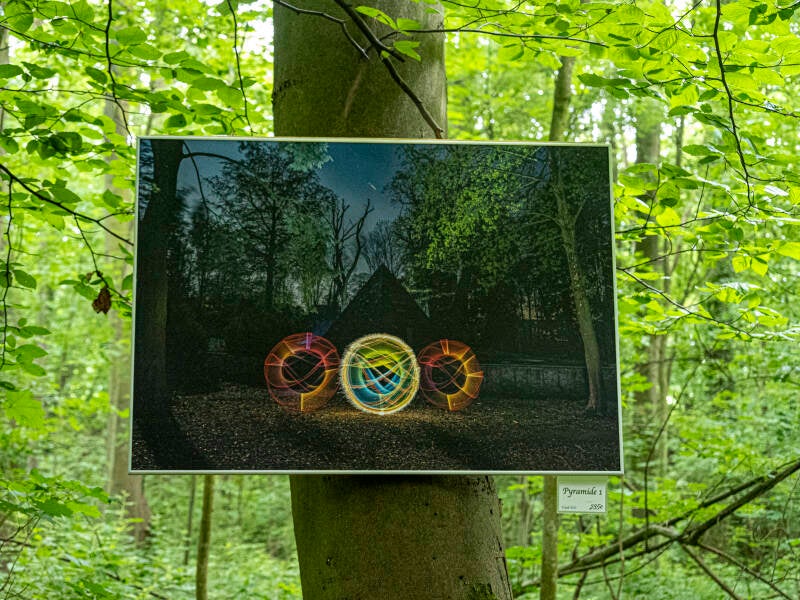 Elze - Kunst im Wald - Lightpainting