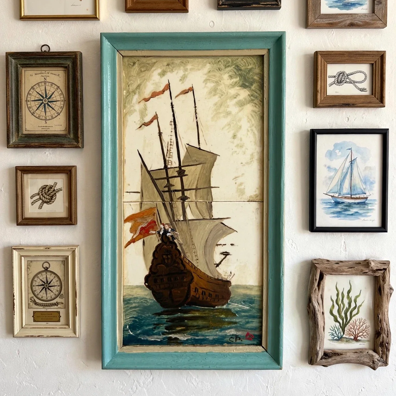 Jack and Rose, origineel geupcyclede tegel