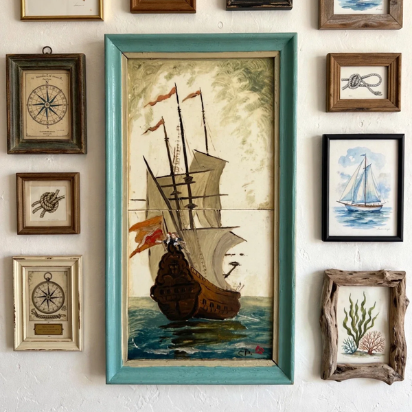 Jack and Rose, origineel geupcyclede tegel