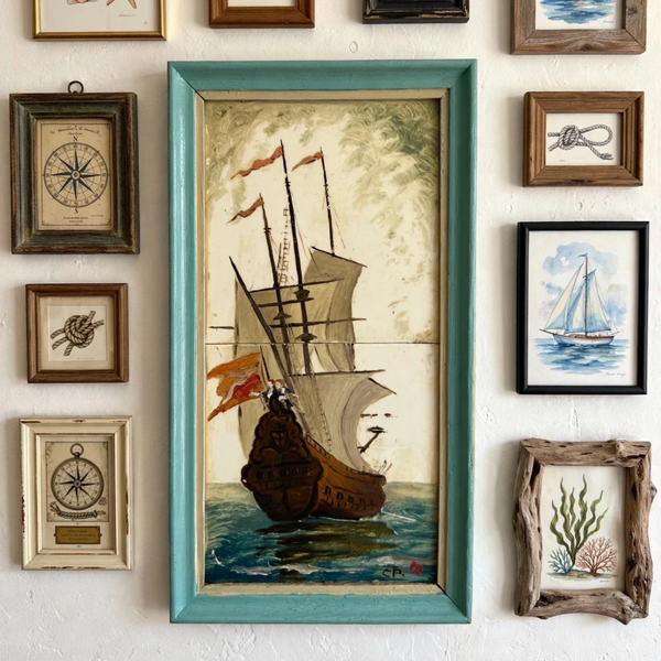 Jack and Rose, origineel upcycled tegeltjes