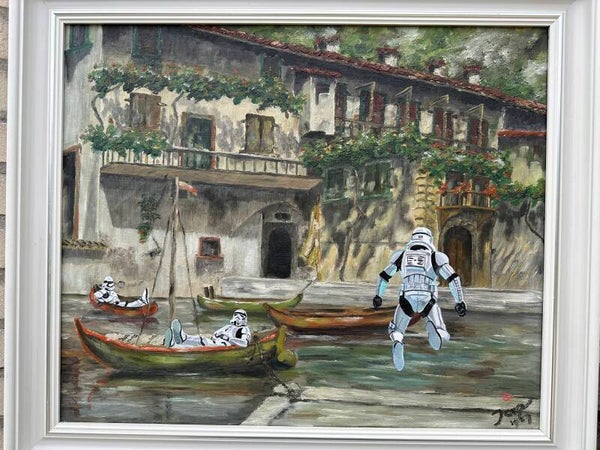 Vakantie vierende Troopers