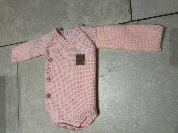 Body gehaakt roze