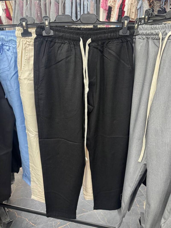 PANTALONI IN LINO