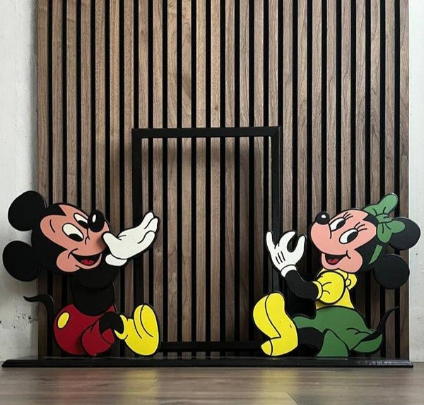 Fotoframe Mickey & Mini klein