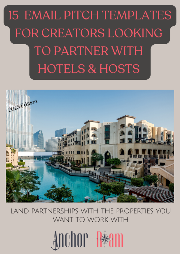 15 Email Templates For Creators Looking to Partner with Hotels & Hosts