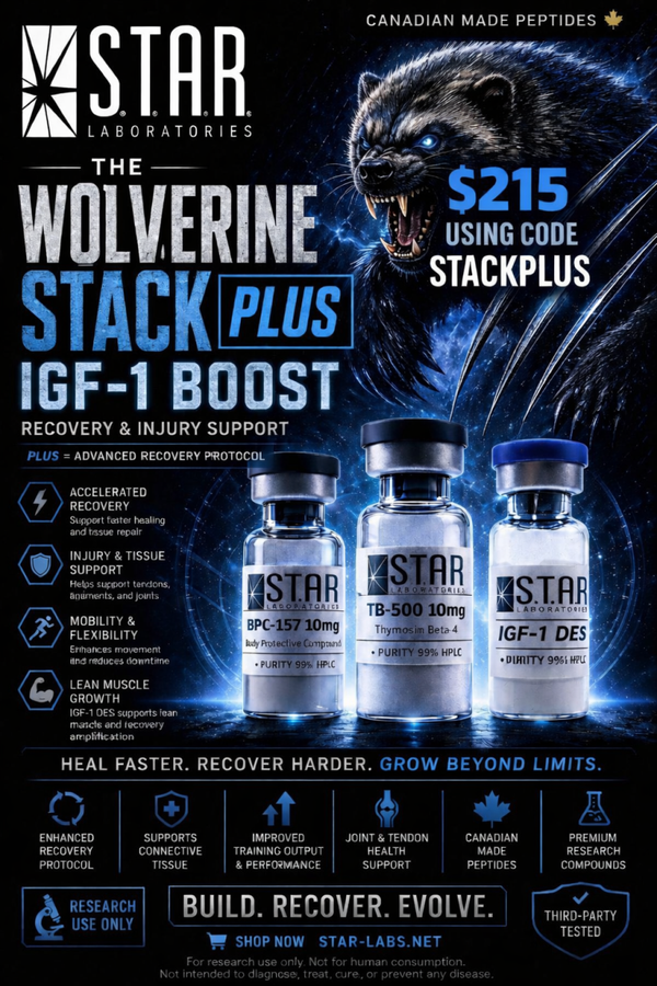 THE WOLVERINE STACK PLUS IGF-1 BOOST