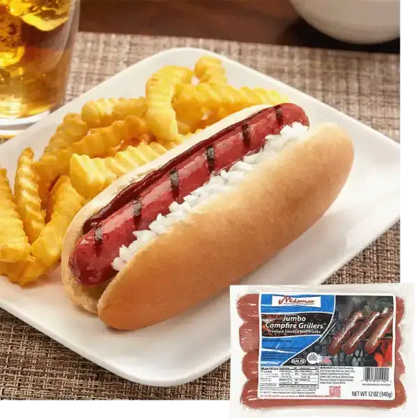 Jumbo Campfire Grillers (Halal Smoked Beef Franks)