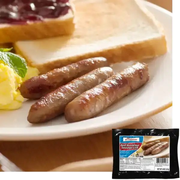 Halal Beef Breakfast Link