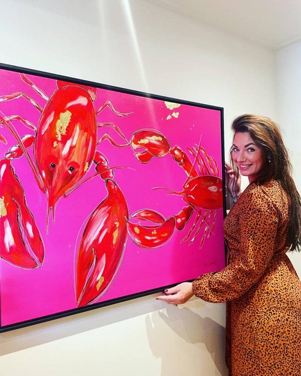 Lobsters op doek inclusief baklijst