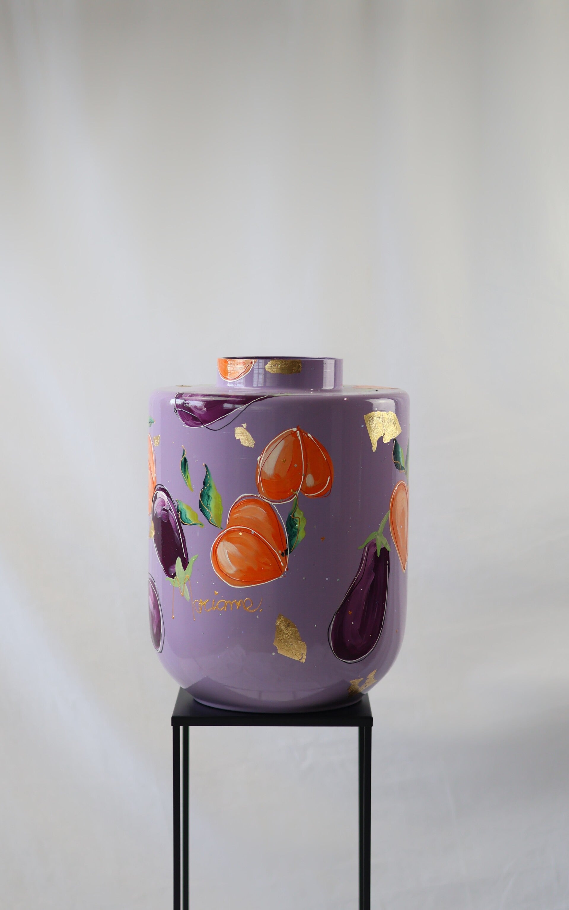 Fout en fabulous lila vaas