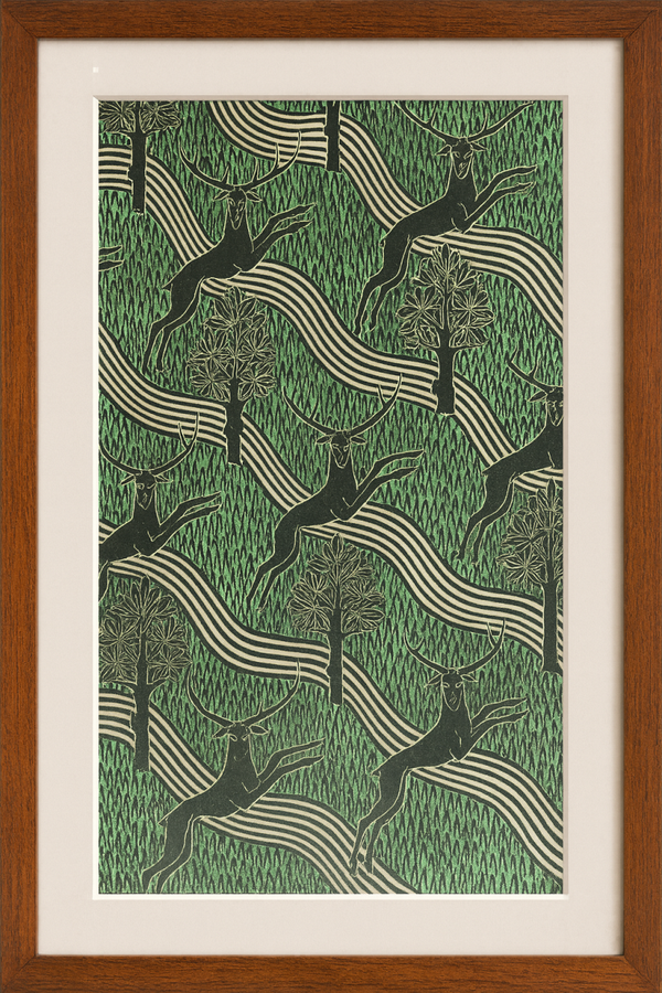 Jugendstil Collection - “Leaping Stags”