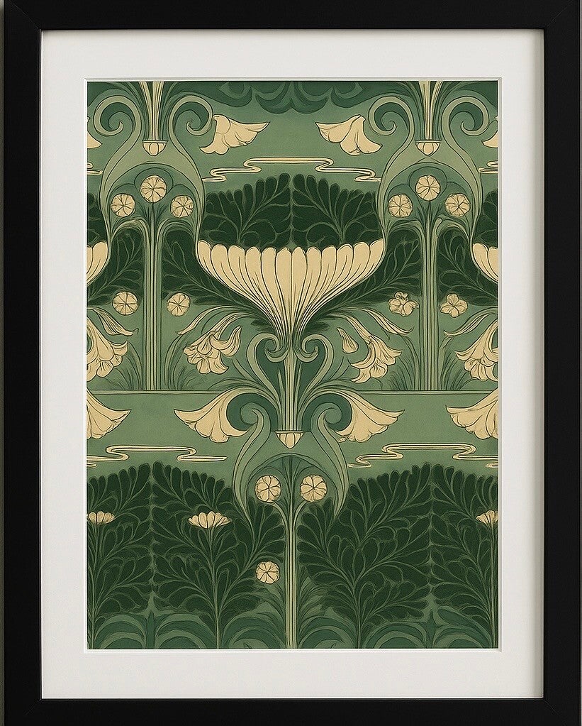 Jugendstil Collection - “Golden Lily”