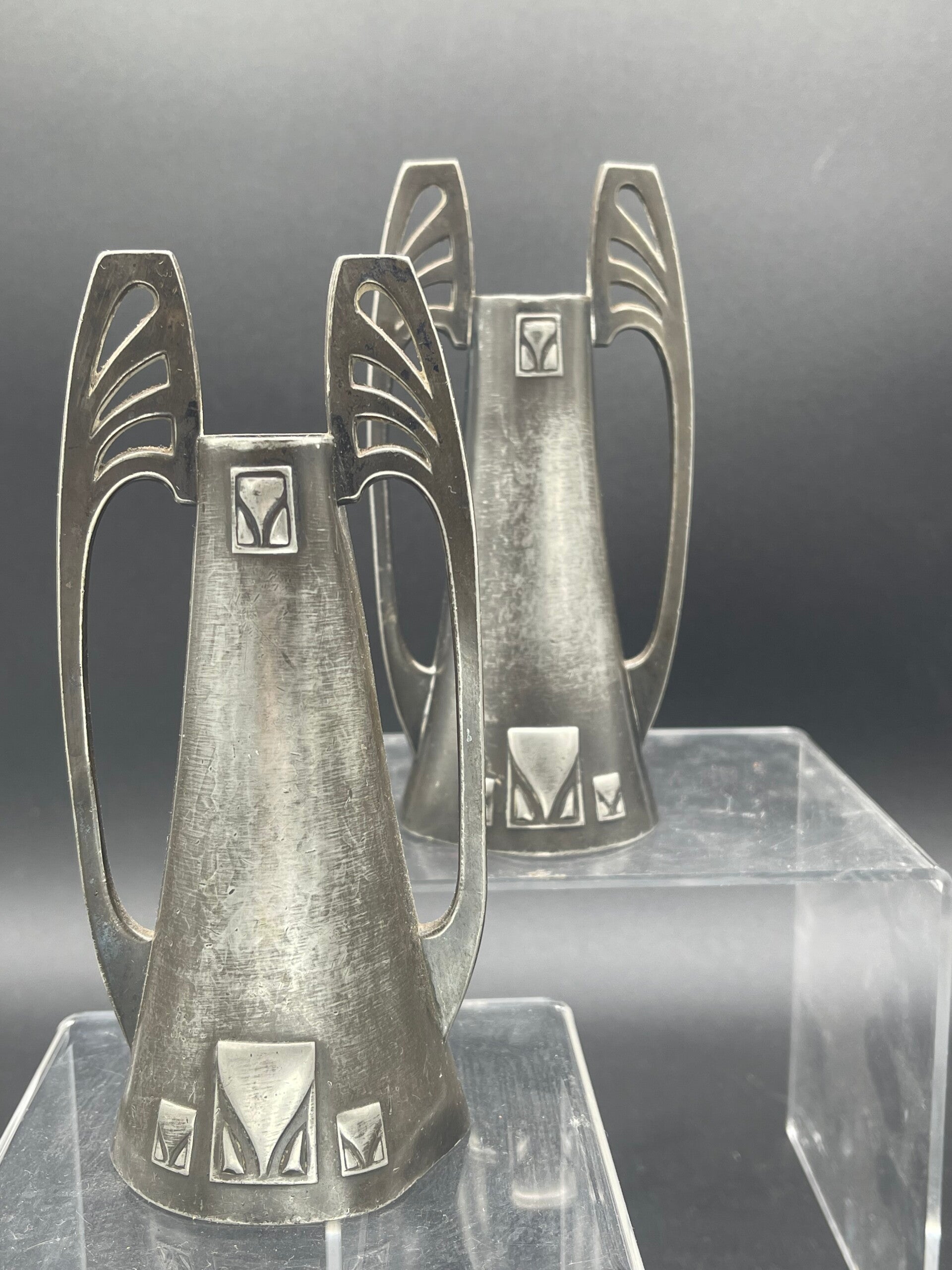 Antique Pair of Art Nouveau Secessionist WMF-Stamped