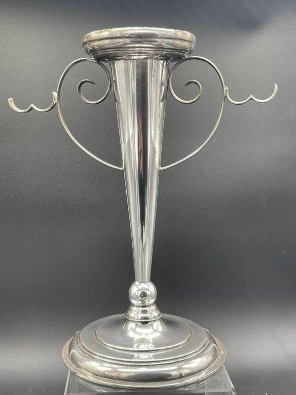 Antique Art Nouveau Epergne. Decorative Table Centrepiece. Candle Holder/Posy Vase. Circa 1910. Silver Plated.