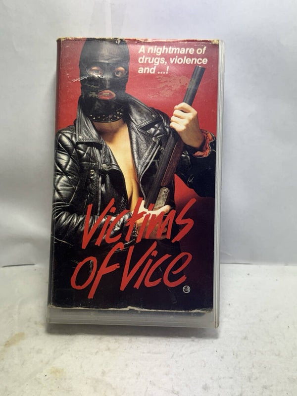 Victims Of Vice,cult Violent Thriller,small Box Ex Rental ,vhs,tested