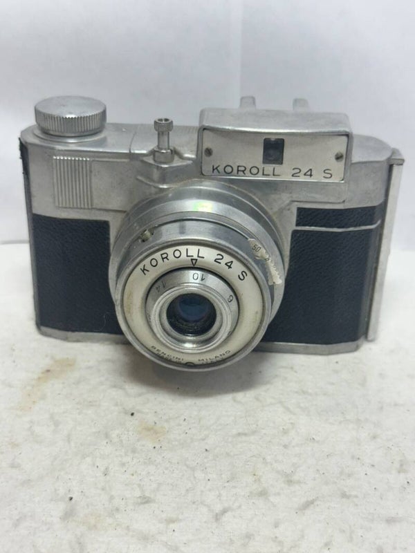 Vintage Koroll 24 S Bencini 35mm Camera (Italy) Aluminium Body UntestedVintage Koroll 24 S Bencini 35mm Camera (Italy) Aluminium Body Untested