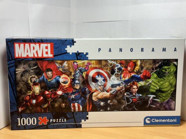 Clementoni Marvel Avengers Panorama Jigsaw Puzzle (1000 Pieces) Used Once