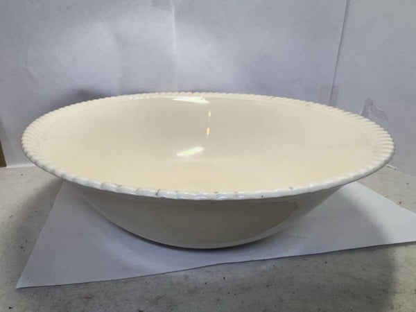Vintage Johnson Bros Old English Creamware Mixing Serving Bowl England