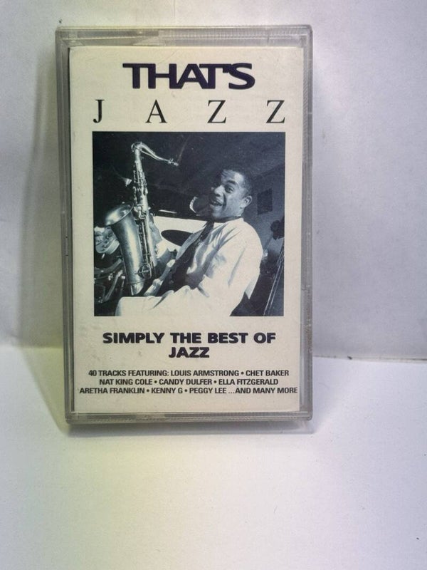Various ‎That's Jazz Simply The Best Of Jazz CASSETTE ONE ONLY ALBUM JAZZ FUSION