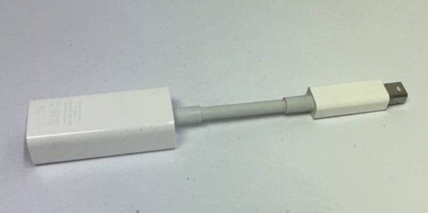 Genuine Apple A1433 Thunderbolt to Gigabit Ethernet Adapter MD463ZM/A Tested
