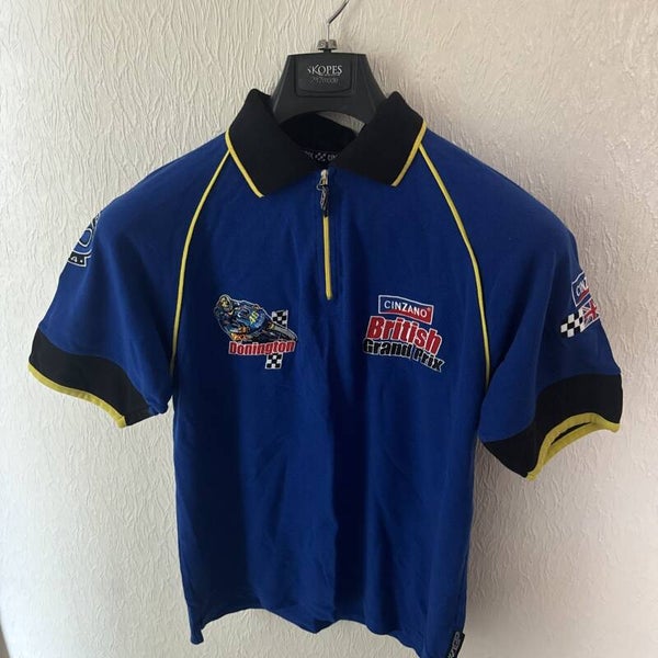 Mens Super Bike Top Cinzano 2002 British Grand Prix Polo Top