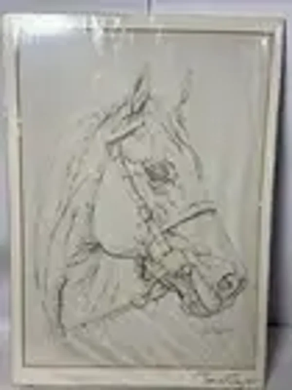 Trevor Taylor Horse Prints Signed 1997 Horses Head Turned