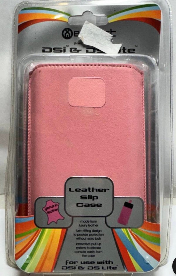Nintendo DSi / DS Lite : Exspect Luxury Leather Slip Case Pink - NEW