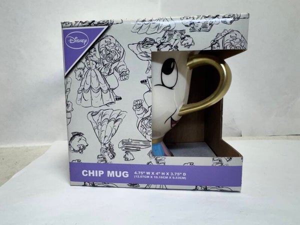 Disney Beauty And The Beast Chip Mug Primark Boxed Ceramic Tea Cup