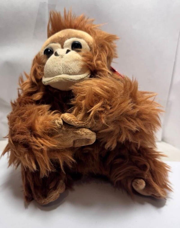 Keel Toys Orangutan Soft Plush Toy 20cm Tall With Tags