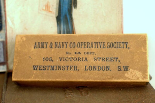 Vintage verpakkingsdoosje van brillen